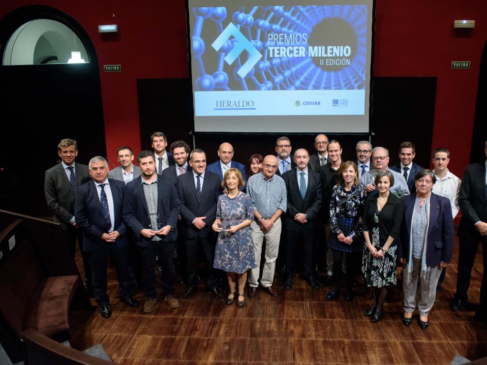 La entrega de Premios Tercer Milenio se realizó en el aula magna del Paraninfo.