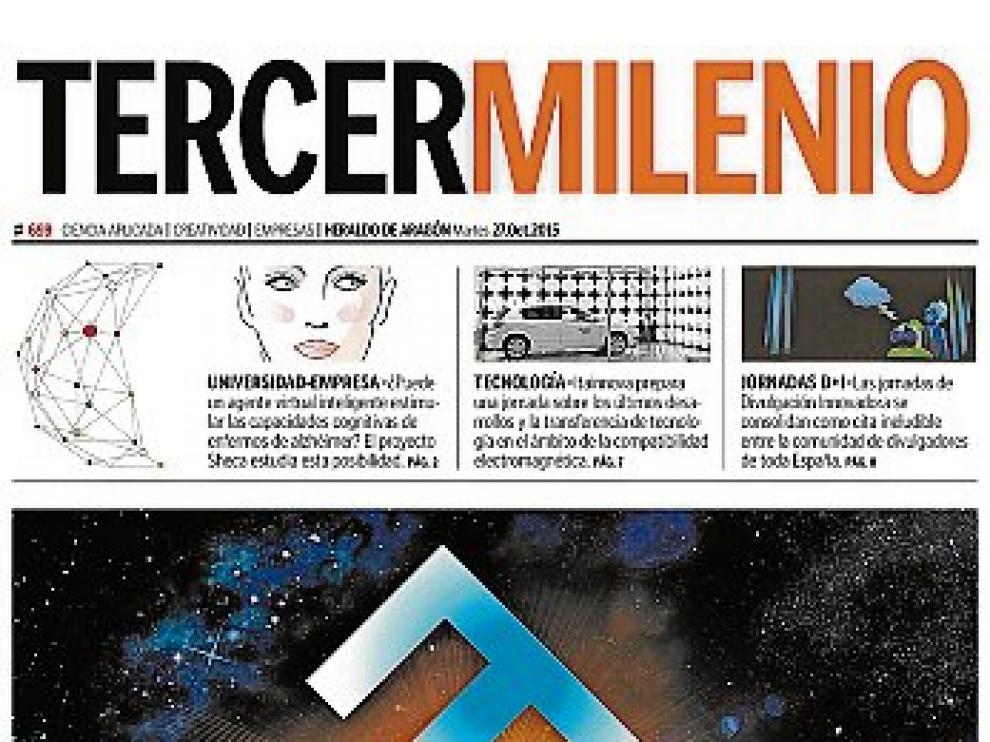 Una portada del suplemento Tercer Milenio.