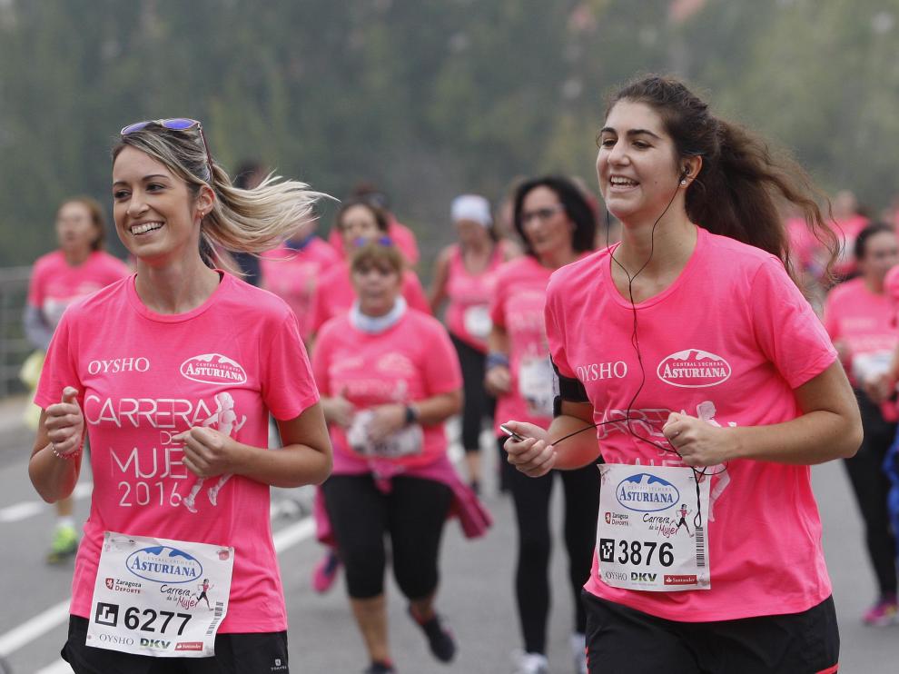 Una imagen de la carrera de la mujer.