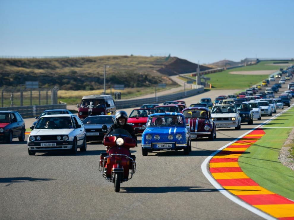 La pista de Motorland durante una prueba.