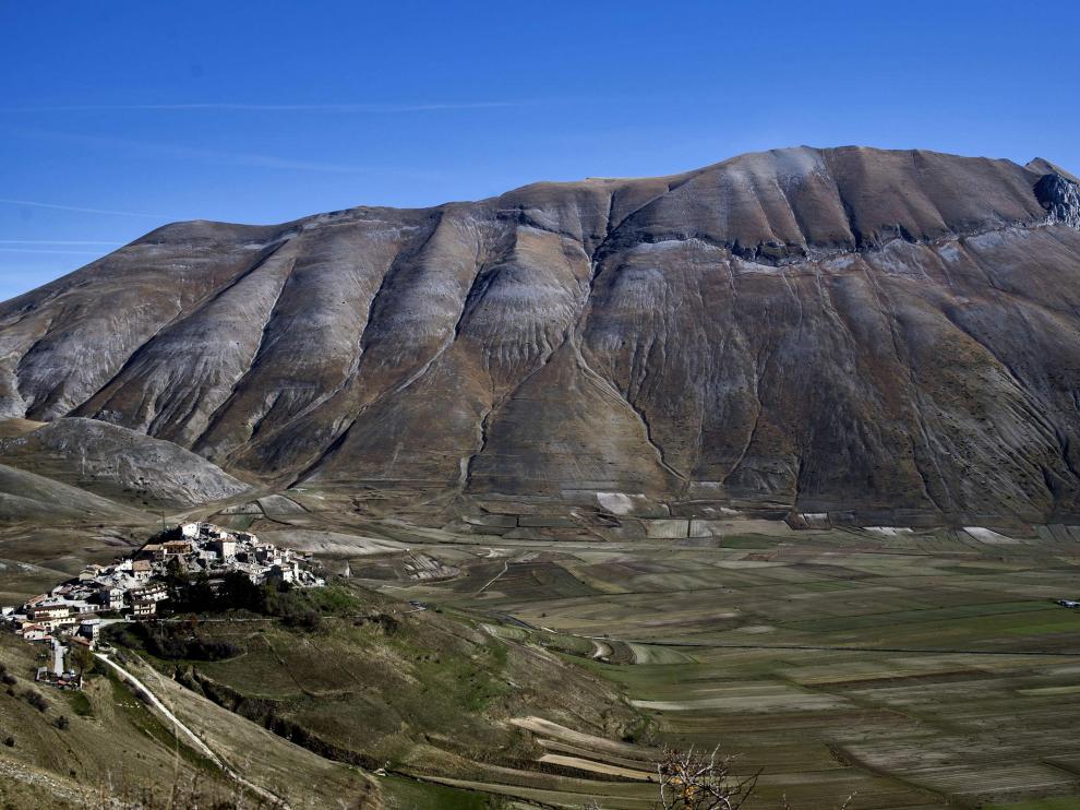 La zona de Castelluccio fue la más afectada.