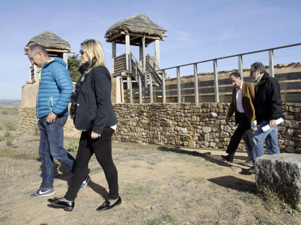 El delegado territorial, Manuel López, ha inspeccionado este jueves las reparaciones realizadas en Numancia.
