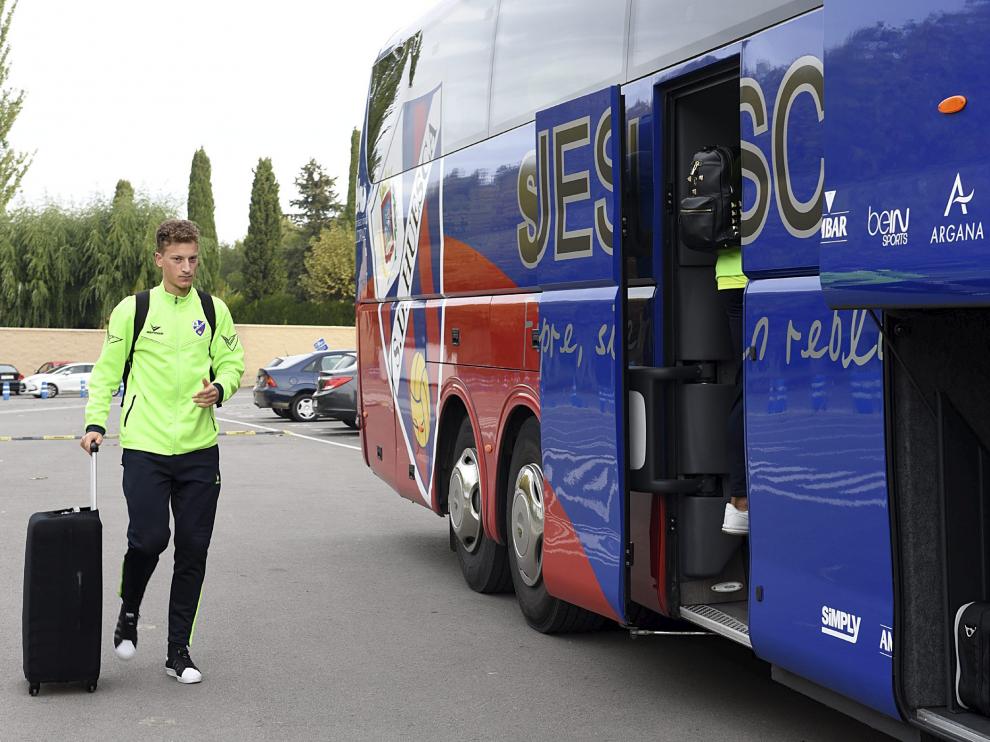 El equipo puso ayer a primera hora rumbo a Cádiz, donde realizó por la tarde un entrenamiento, el último antes del partido.