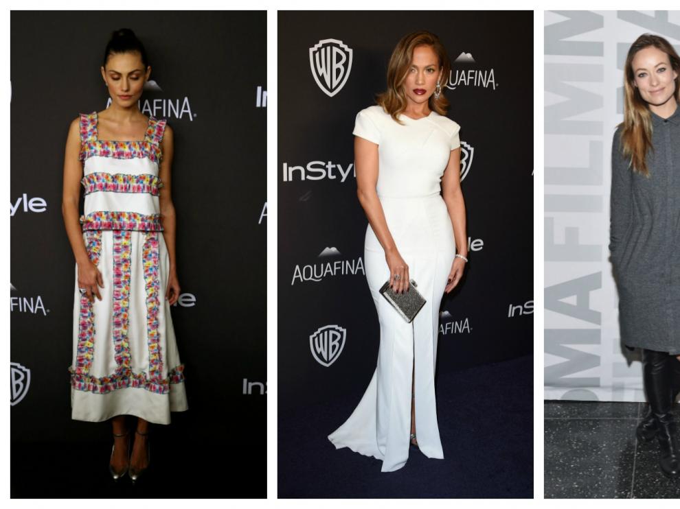 Las actrices Phoebe Tonkin, Jennifer Lopez y Olivia Wilde, nada escotadas en tres recientes alfombras rojas.