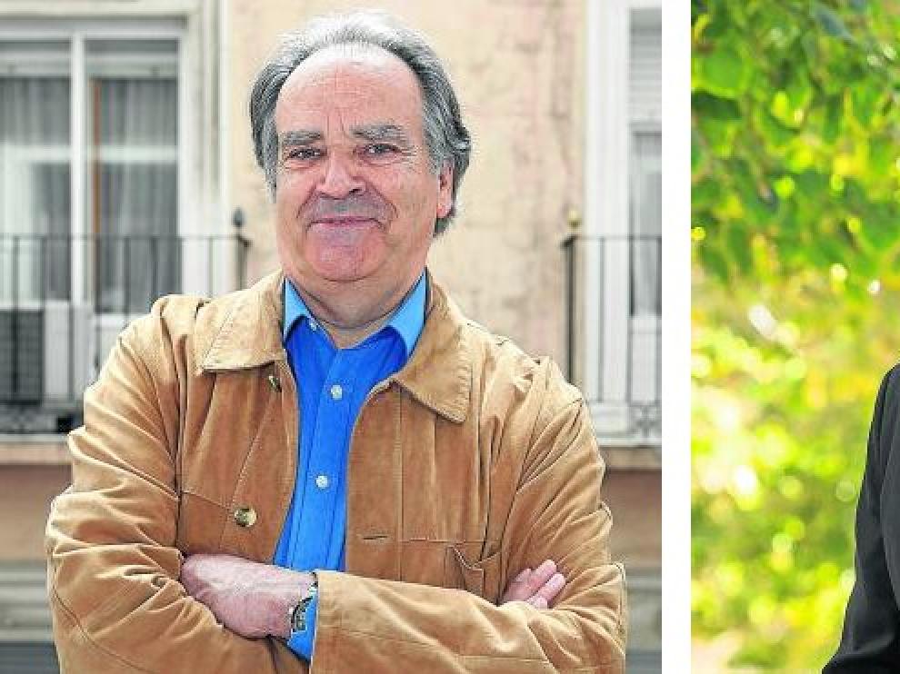 Óscar, Fle, expresidente de la FAF, y Félix Pérez Aguerri, portavoz de la Plataforma.