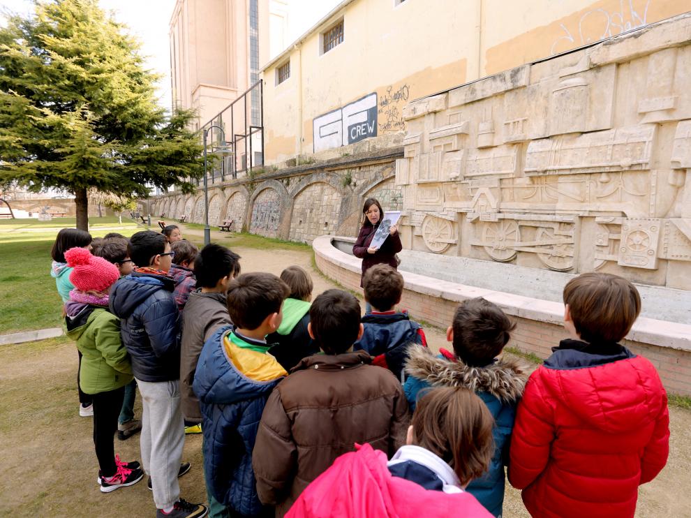 Escolares de Tarazona conocen el patrimonio local desde pequeños.