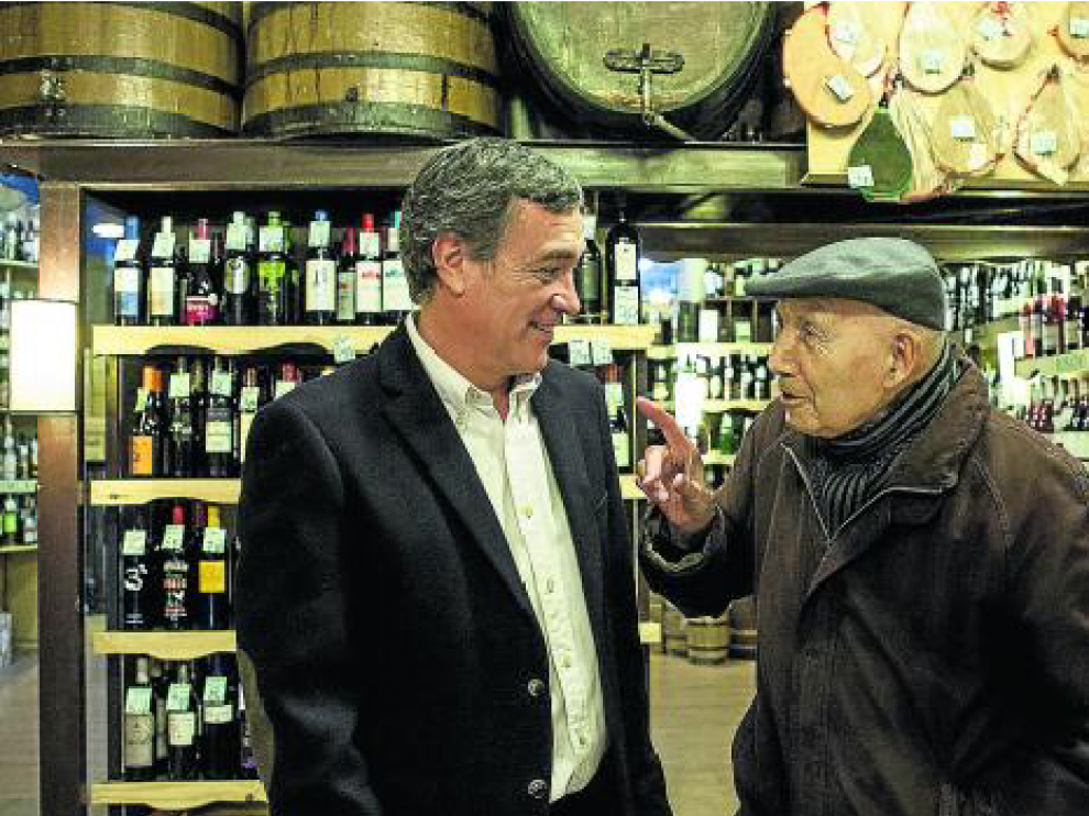 Juan Carlos y Ramón en Casa Perdiguer, en el número 39 de la calle de San Pablo