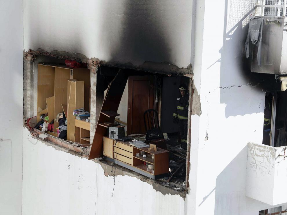 Fuerte explosión de gas en Tenor Fleta