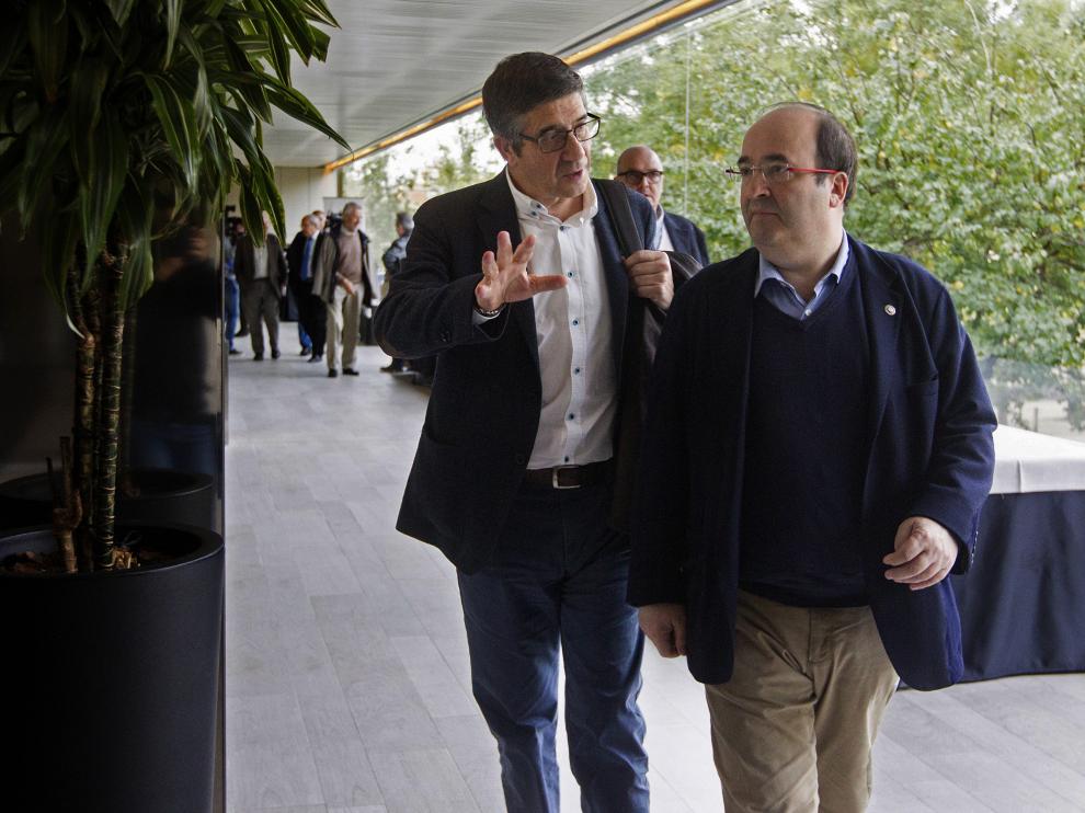 Patxi López e Iceta este sábado.