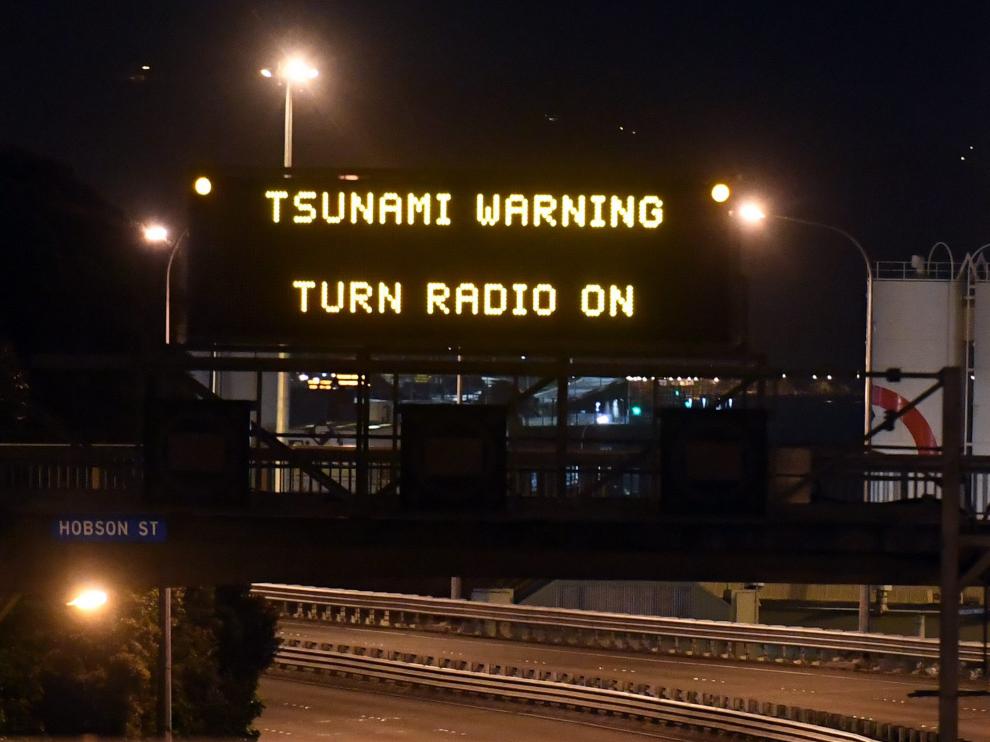 Nueva Zelanda está alerta por la posibilidad de que se produzcan nuevos tsunamis.