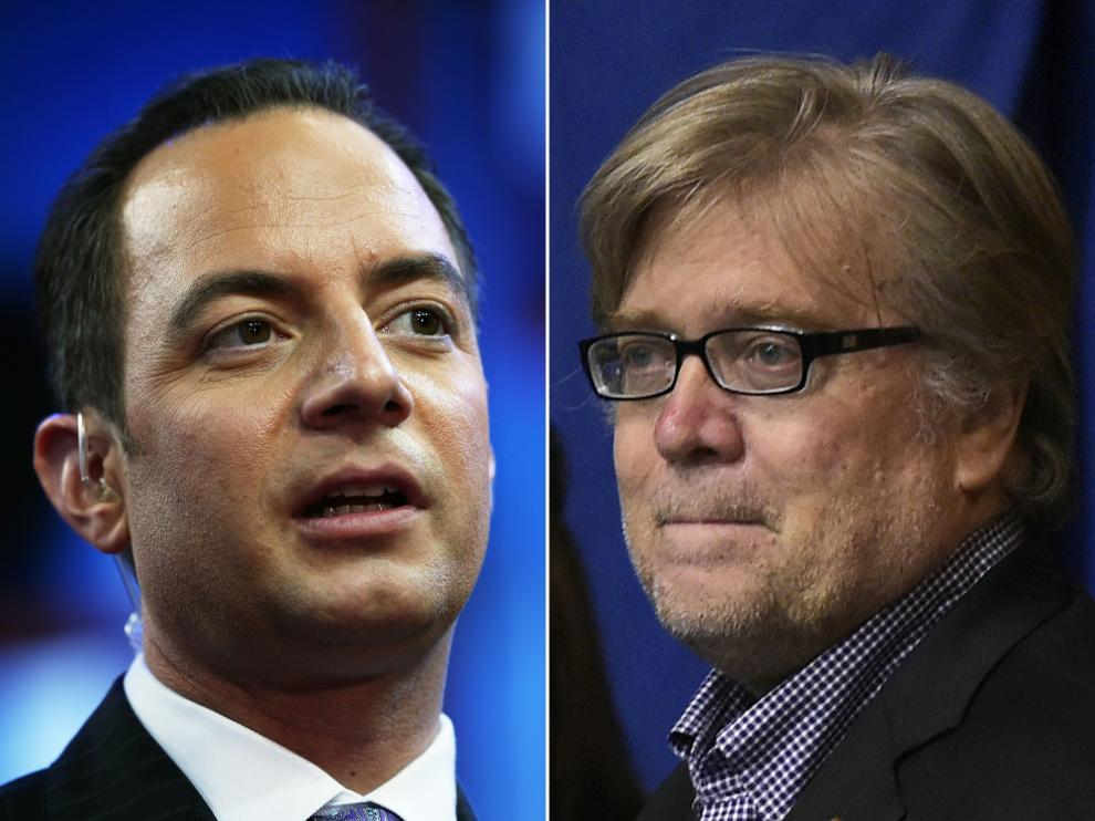 Priebus y Bannon, los dos nuevos fichajes de Trump.