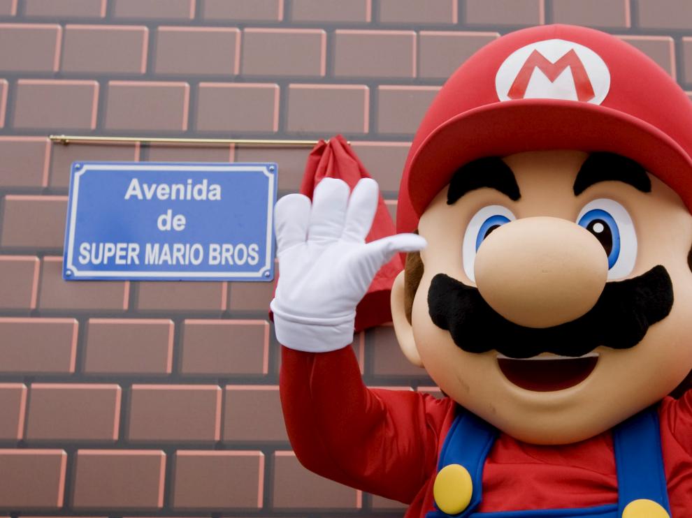 Super Mario tiene su propia calle en el barrio zaragozano de Valdespartera.