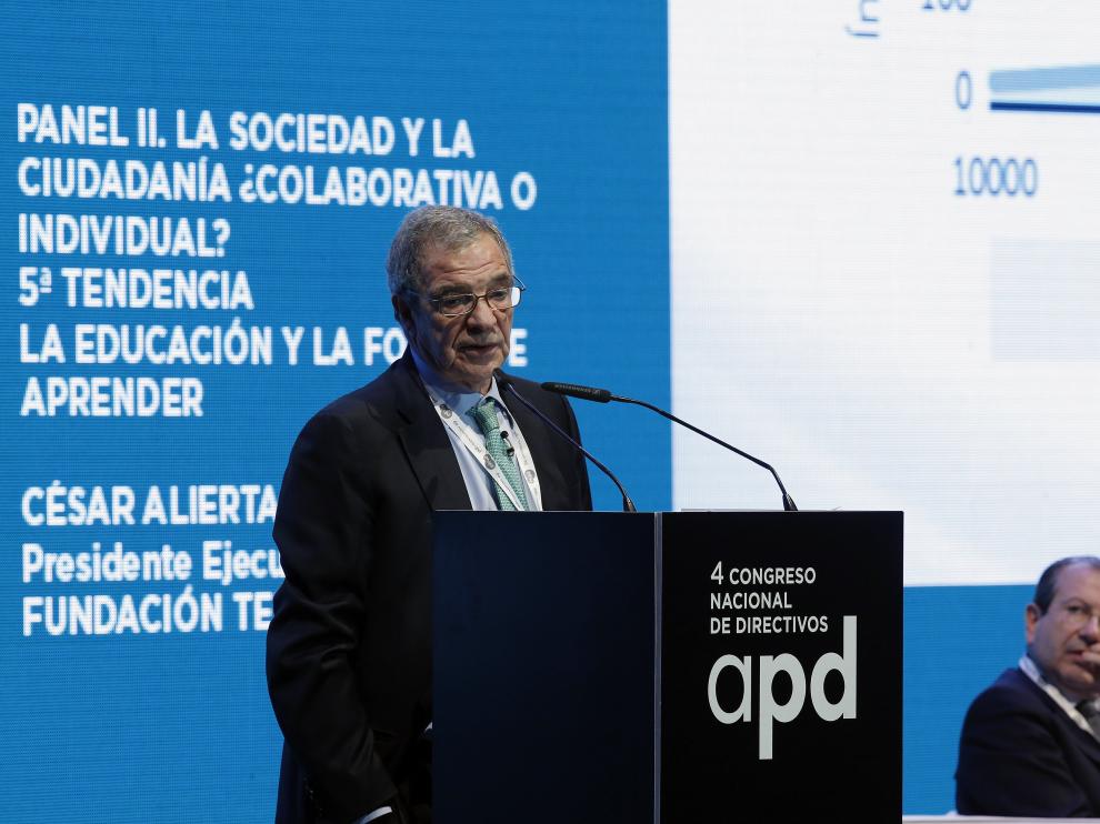 César Alierta durante el 4º Congreso Nacional de Directivos.