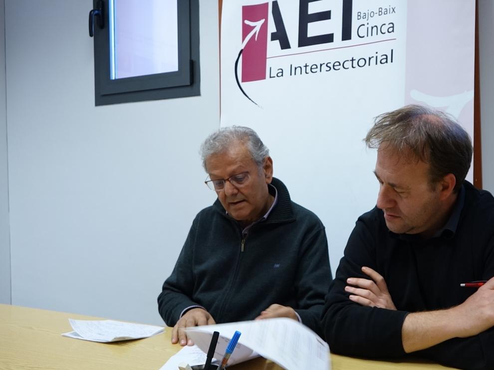 Imagen de la presentación del encuentro empresarial del Bajo Cinca.