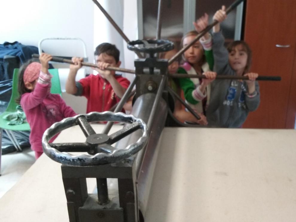 Taller de grabado en Fuendetodos.