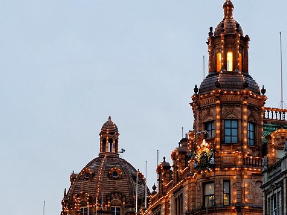 Imagen del centro comercial Harrods, en Londres.