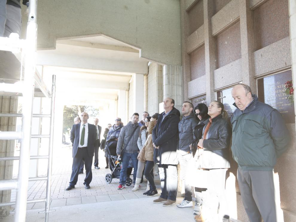 Perico Fernández ya descansa en el pabellón de personas ilustres del cementerio de Torrero.
