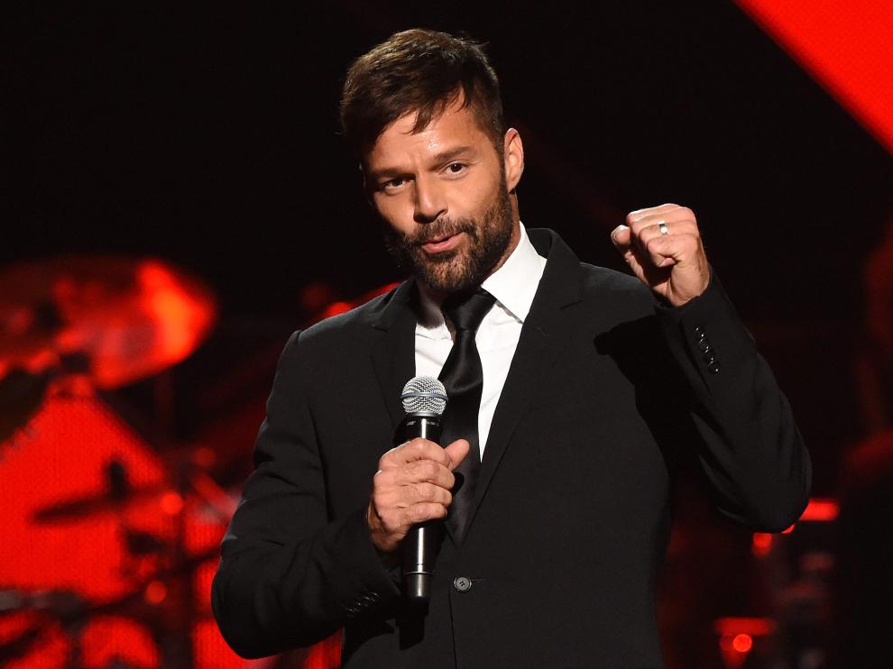 Ricky Martin durante la gala de los Grammy Latino.