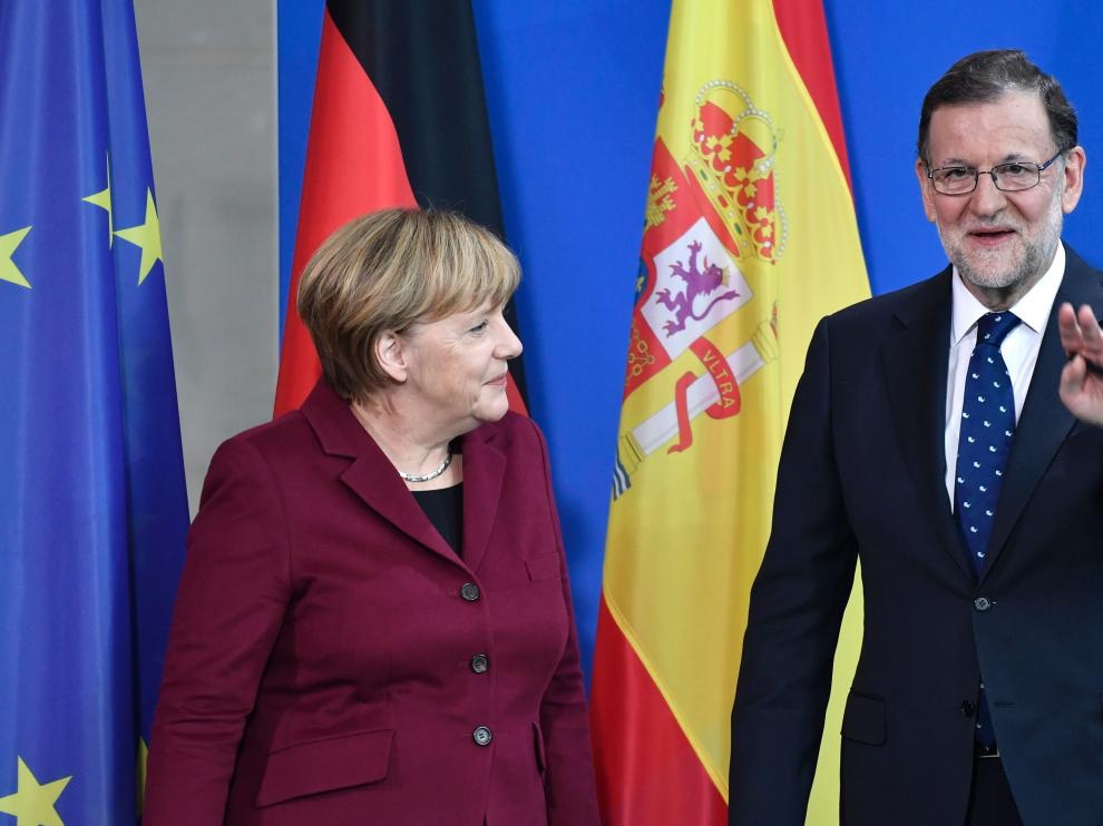 Reunión en Berlín de los líderes políticos europeos junto a Obama