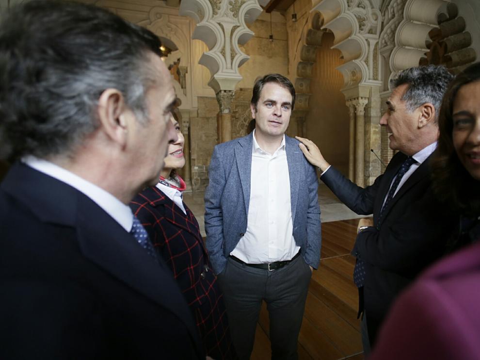 Roberto Bermúdez de Castro ha dado una rueda de prensa para explicar su renuncia al acta de diputado y su marcha a Madrid