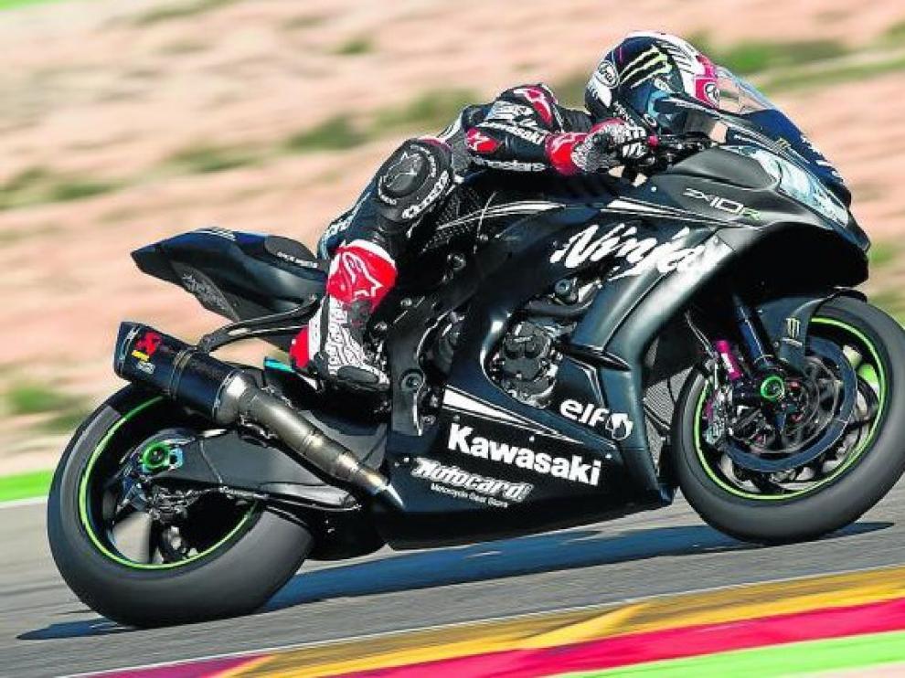 Rea, actual campeón del Mundo, el jueves en Motorland.