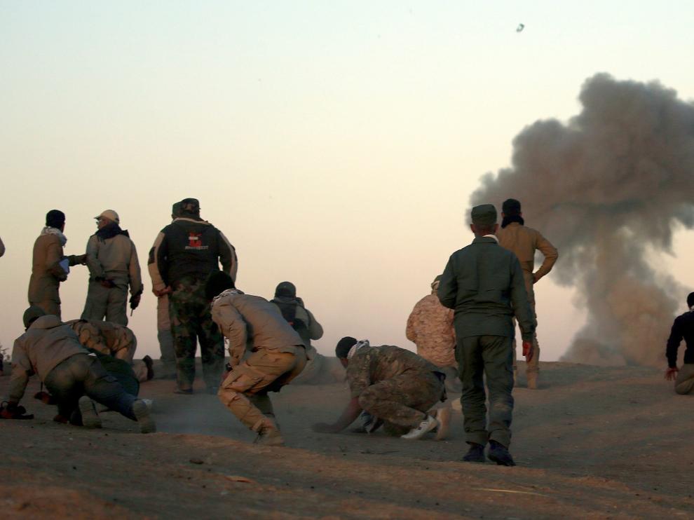Detonación de un coche bomba en Mosul