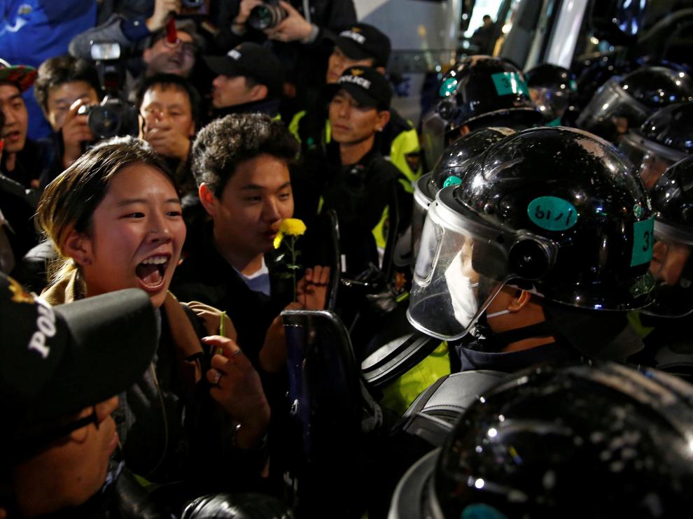 Presiones sobre Park Geun-hye.