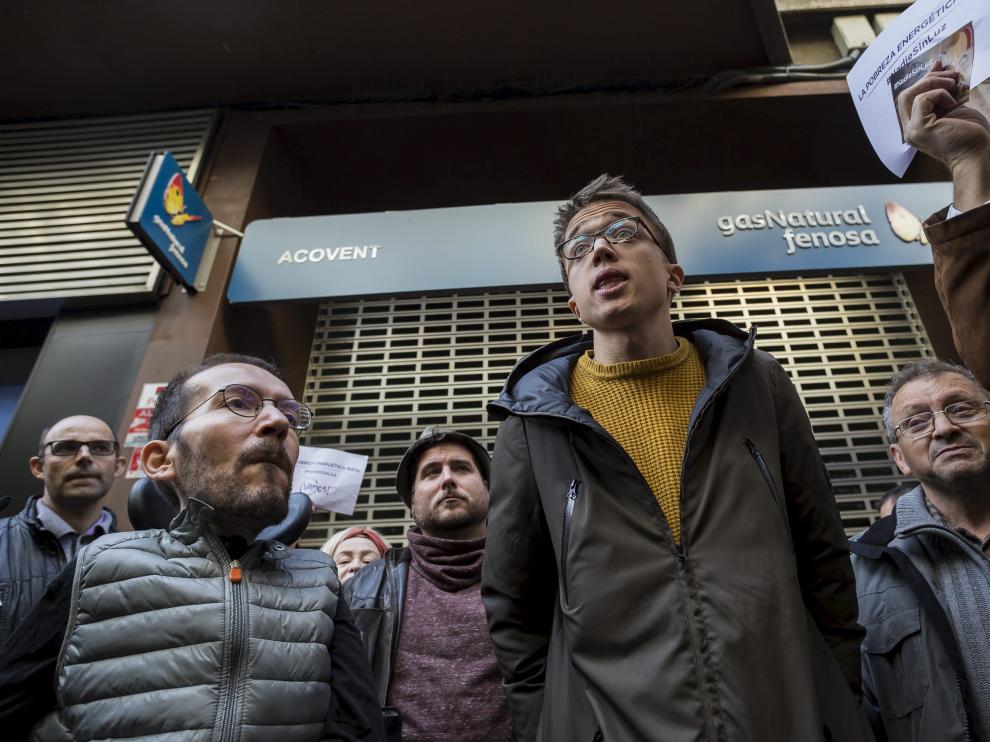 Íñigo Errejón ha estado este sábado en Zaragoza