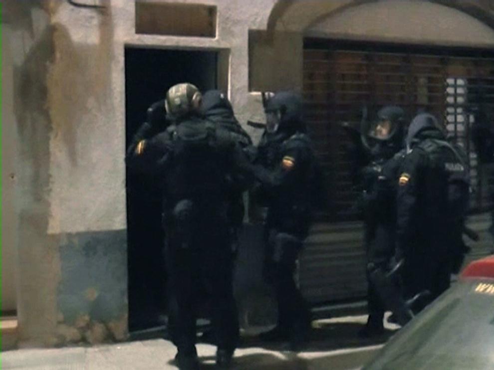 Momento de la detención.