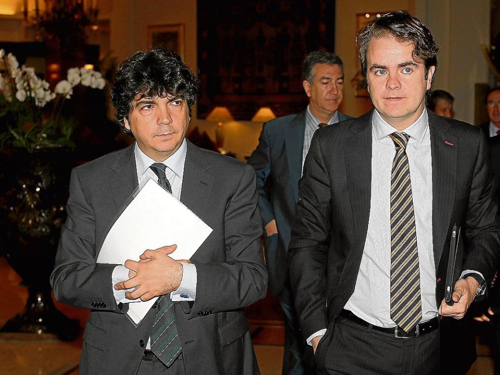 Los nuevos secretarios de Estado, Mario Garcés y Roberto Bermúdez de Castro