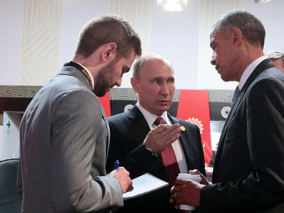 El presidente estadounidense y su homólogo ruso, Vladimir Putin, en una foto de archivo.