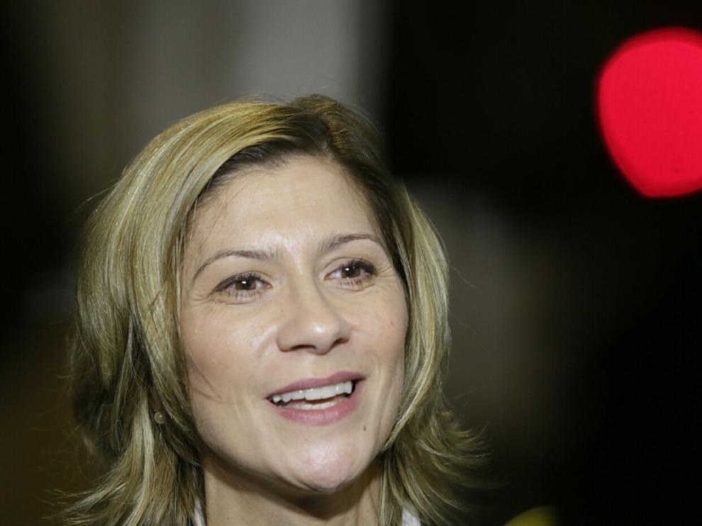 Mar Vaquero, portavoz del grupo del PP en las Cortes de Aragón.