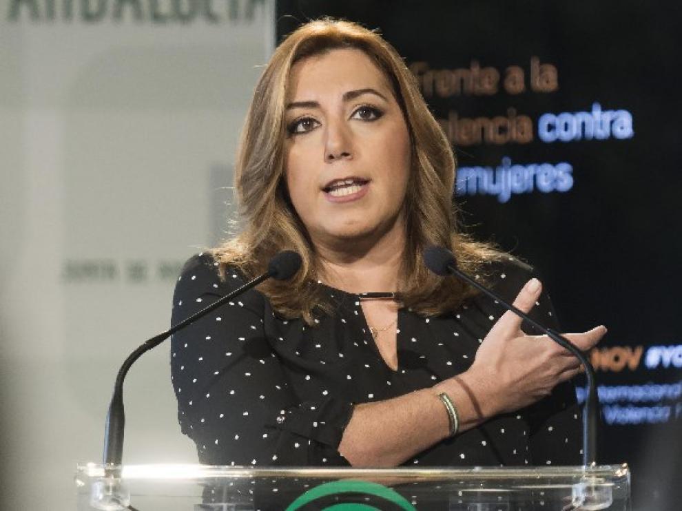 La presidenta de la Junta de Andalucía, Susana Díaz