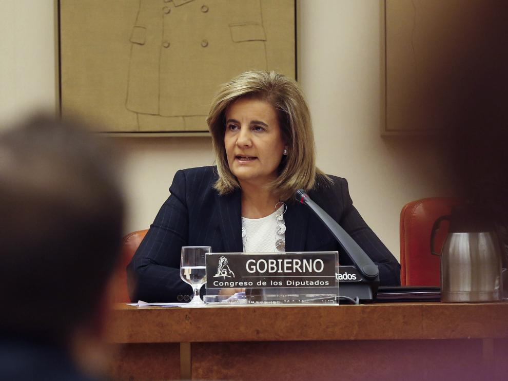 Fátima Báñez, en la Comisión del Pacto de Toledo