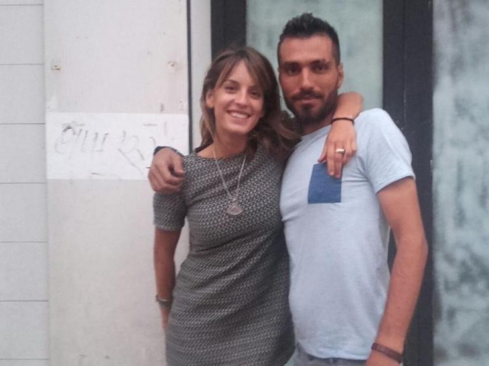 Meritxell y Harud, en una imagen de archivo.