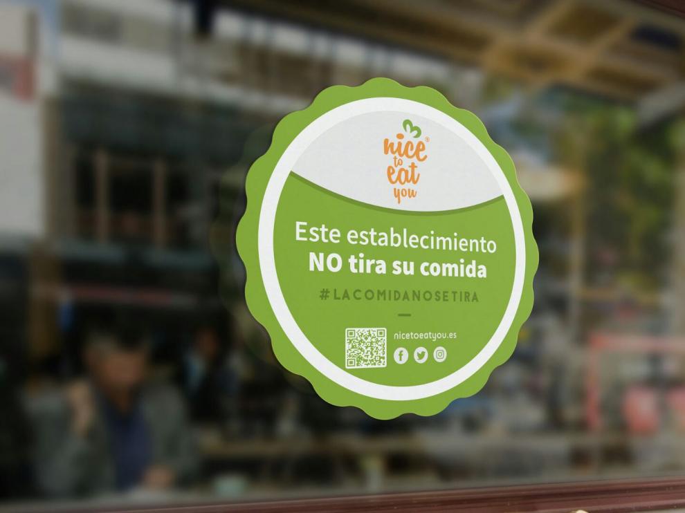 Distintivo que se pondrá en los escaparates de las tiendas participantes