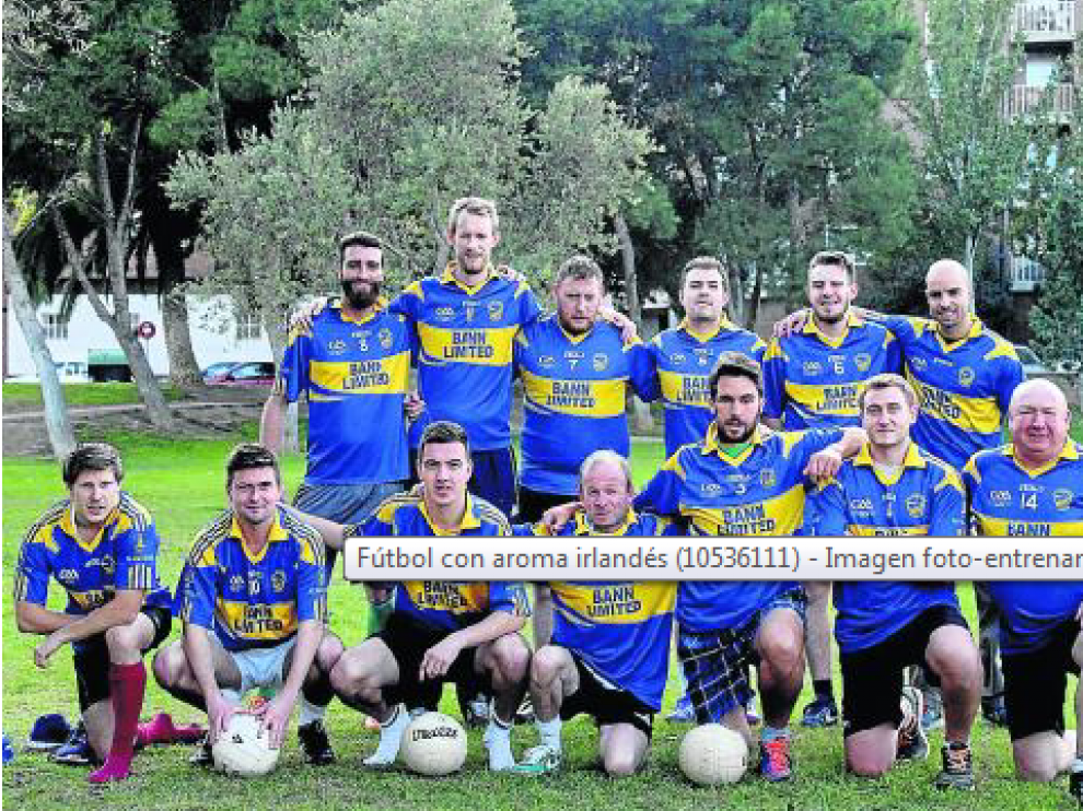 Formación del Zaragoza Gaelic Football.