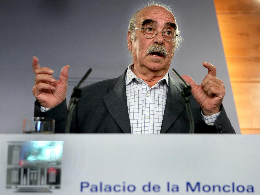 José Antonio Labordeta, en sus años de diputado.