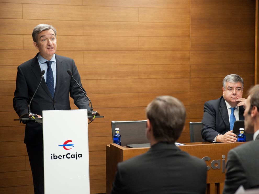 Víctor Iglesias, consejero delegado de Ibercaja, en Madrid