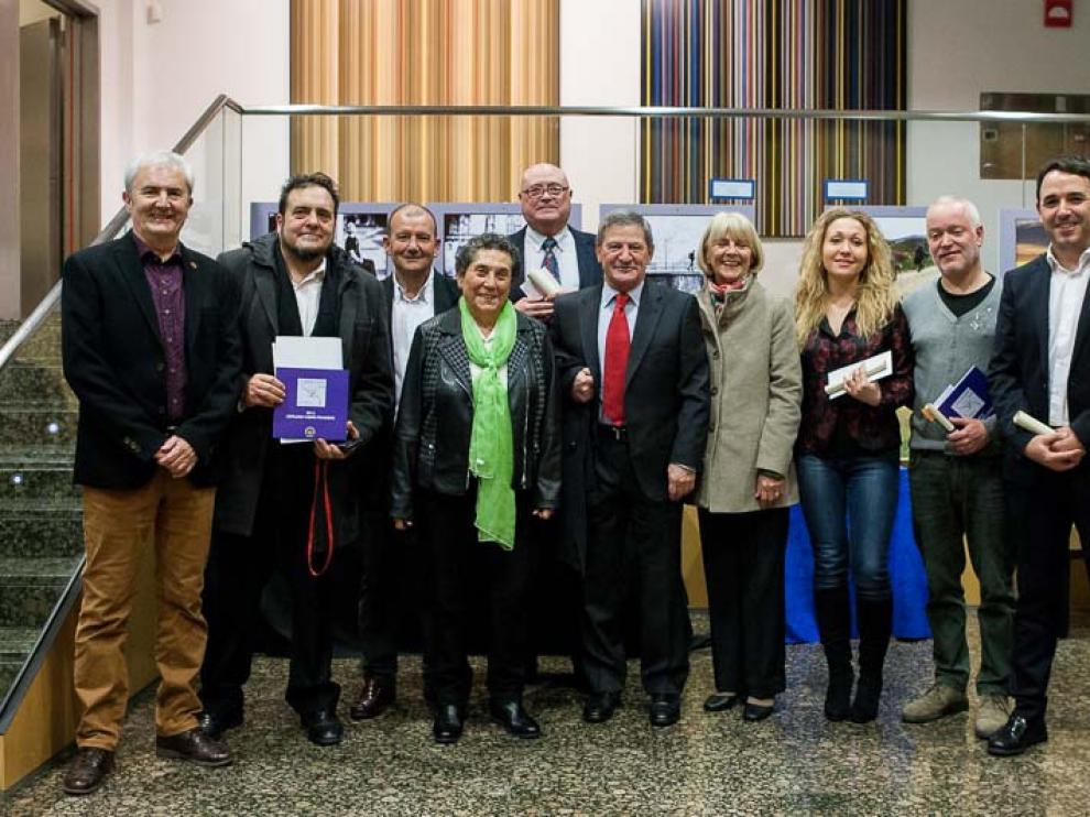 El premio internacional Pentafinium Jacobeo se entregó en cuatro categorías y los premiados ayer en Zaragoza son de toda España.