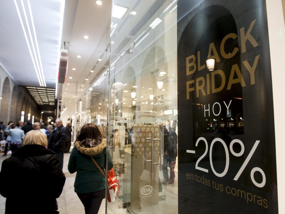 El Black Friday en Zaragoza.
