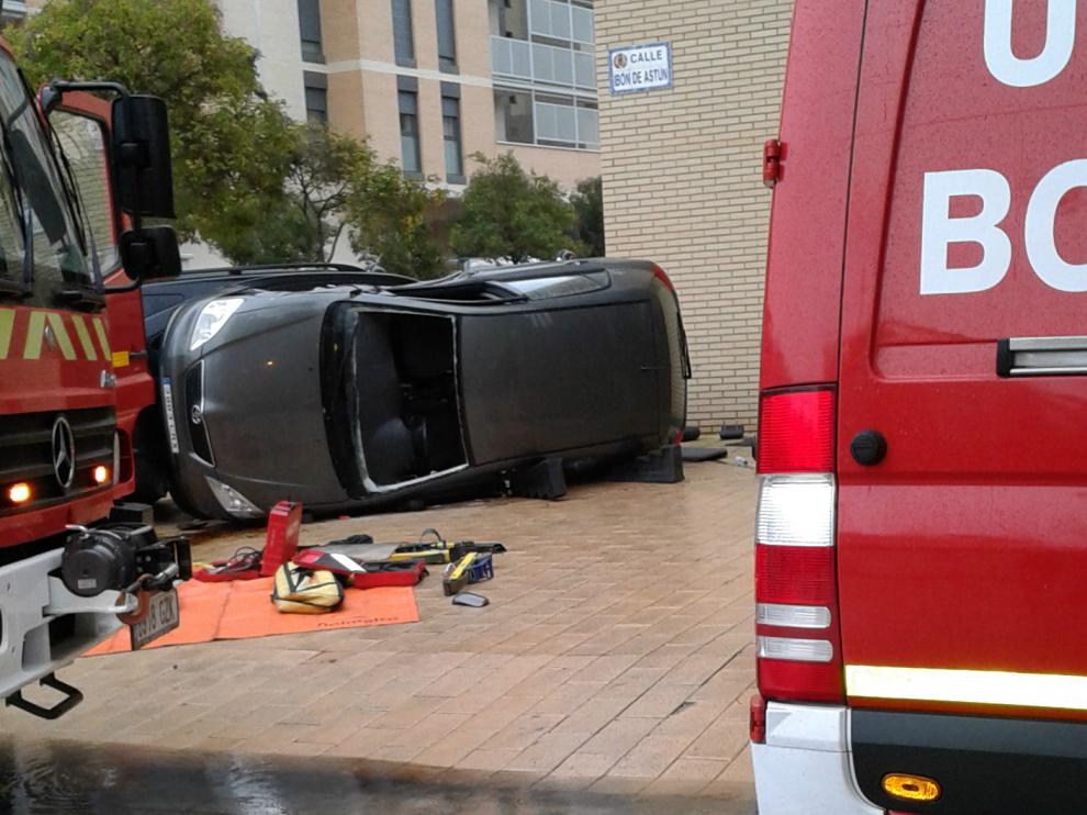 Accidente en Miralbueno