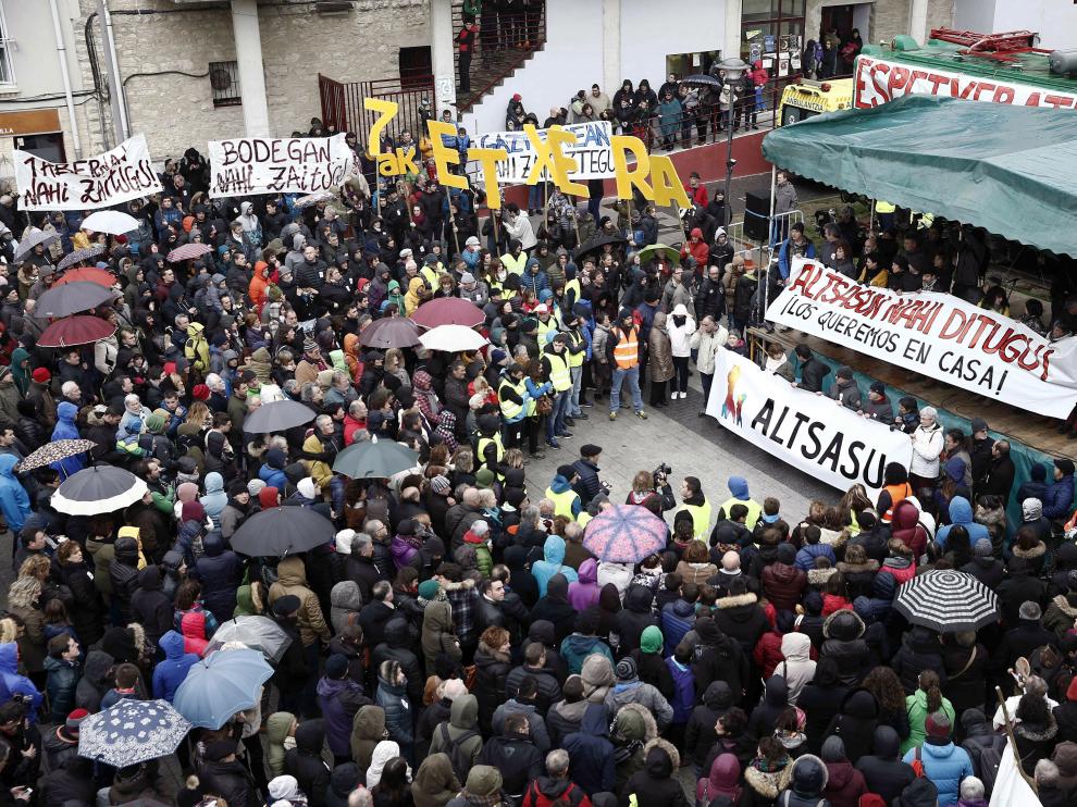 Manifestación en Alsasua