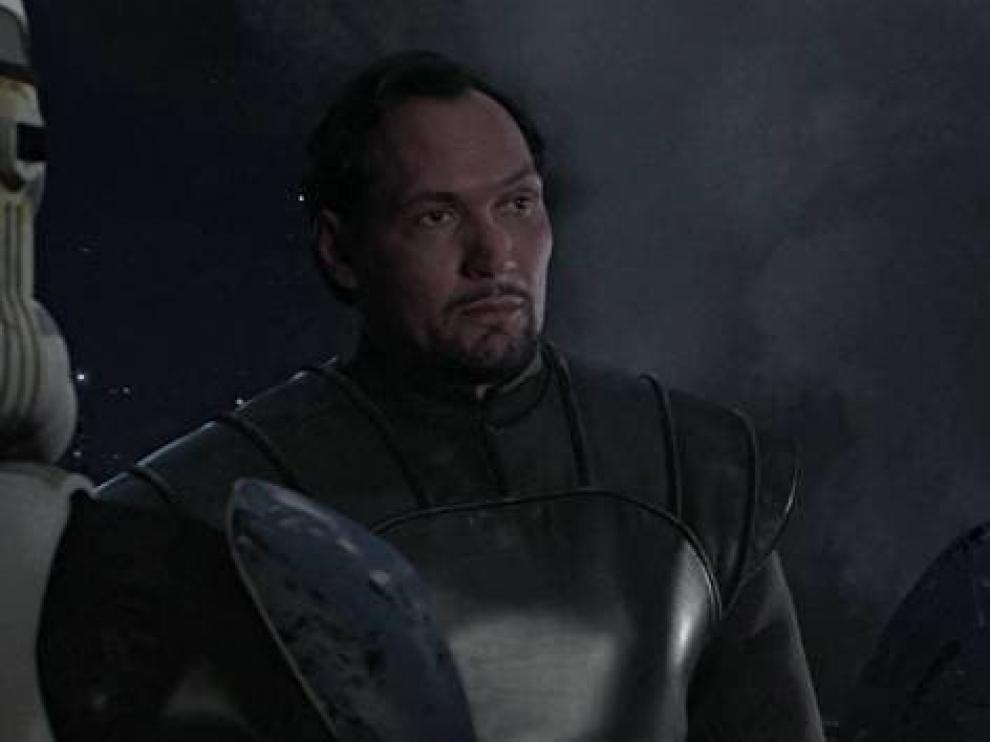 Jimmy Smits en una escena de Star Wars
