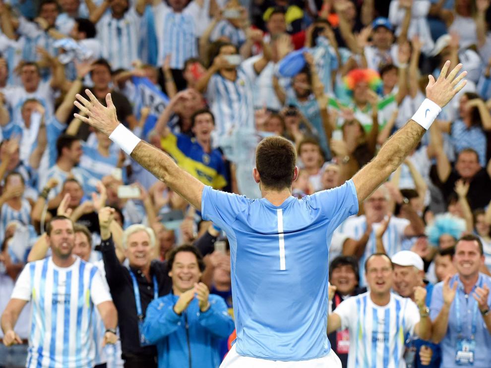 Un heroico Del Potro fuerza el quinto partido