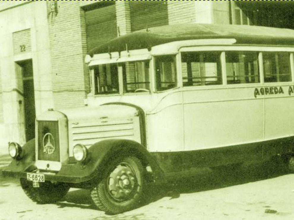 Primeros autocares de Ágreda Automóvil.