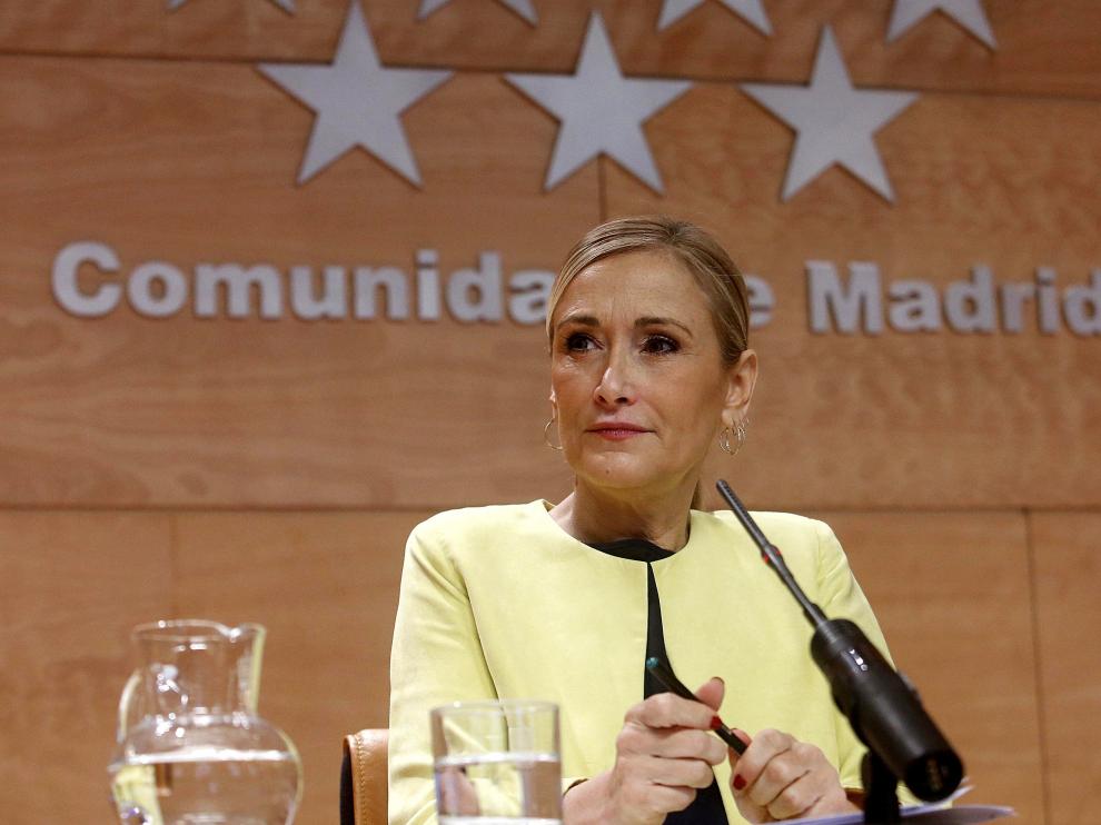 La presidenta de la Comunidad de Madrid, Cristina Cifuentes.