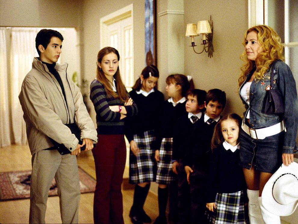Un fotograma de la serie 'Ana y los siete'