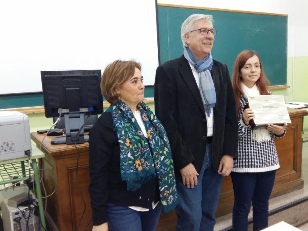 Violeta Soler, ganadora de la fase autonómica del Concurso Hispanoamericano de Ortografía.