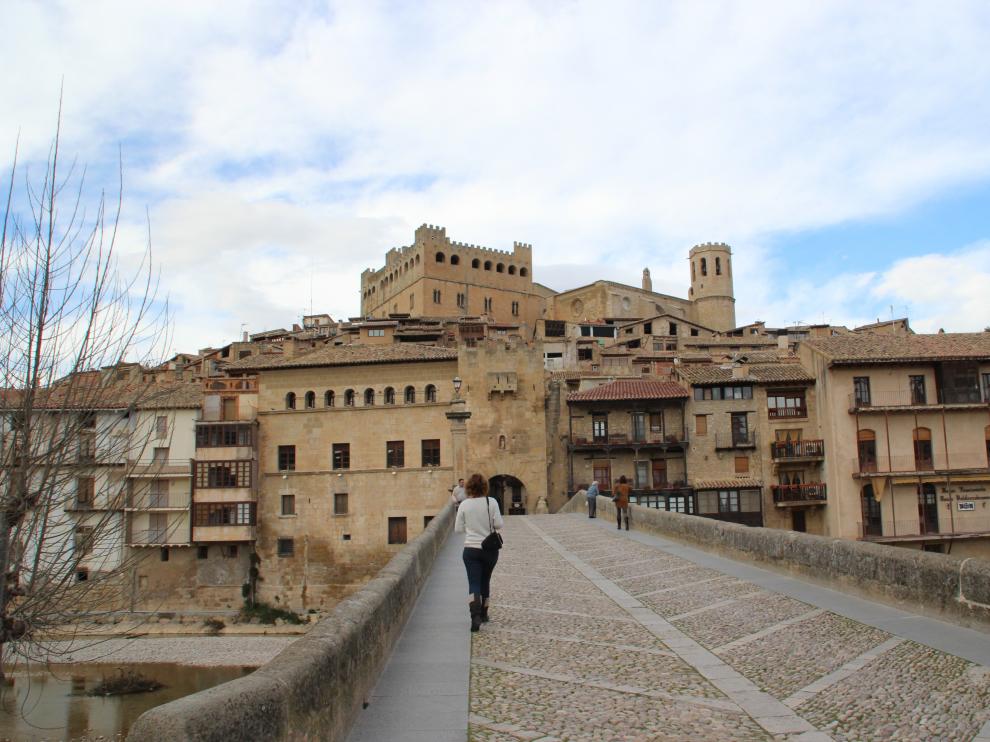La localidad turolense de Valderrobres.